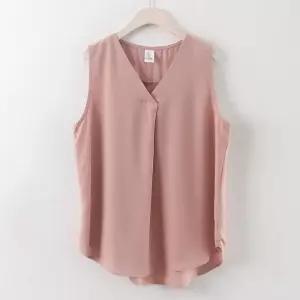 아이우먼 핀턱주름나시블라우스 CR0282M410 빅사이즈 (21019678A)