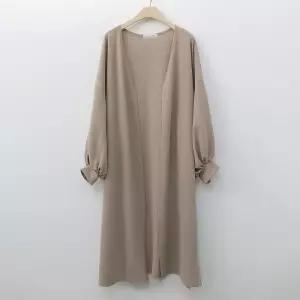 아이우먼 리버퍼플오픈롱가디건 NOK232M410 빅사이즈 (21019611A)