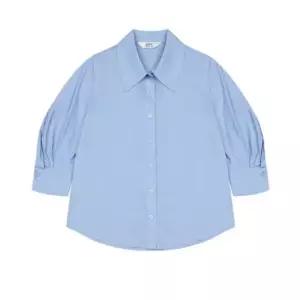 [하프클럽/베스띠벨리]베스띠벨리  25봄여름 볼륨소매  블라우스7407BL