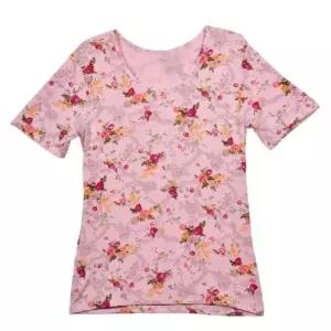 [라일리의류] Rly 상의 여자 반팔내의 어른내복 3부 여성내복 따뜻