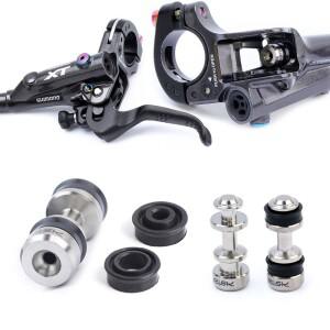 RISK 티타늄 자전거 브레이크 레버 피스톤, 시마노 XT SLX 유압 디스크 캘리퍼 MTB 도로 수리 부품