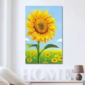 유화 해바라기 캔버스 아트 액자_19132545_667501