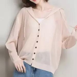 달린 후드티카디건 썸머 실내 에어컨 가디건 얇은후드_19792629_667501