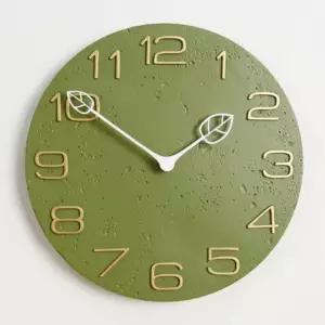 벽시계 노르딕 스타일 벽시계(그린) 저소음 사무실 멀티 워치