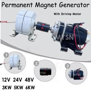 에너지 5KW AC 영구 자석 발전기 고출력 12V 교류 가정용 또는 디젤 엔진용