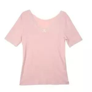 [라일리여성언더웨어] Rly 난닝구 여자런닝 반팔티셔츠 여성용 3부 메리야스