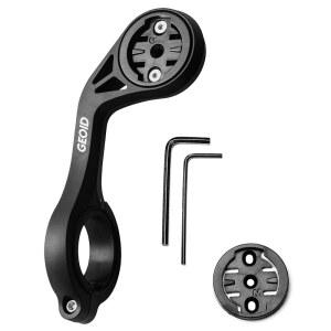 지오이드 자전거 컴퓨터 마운트, 아웃프론트 사이클링 로드 바이크 Garmin Wahoo Bryton Magene Cycplus CoSpo XOSS 및 GoPro 액션 카메라 라이트