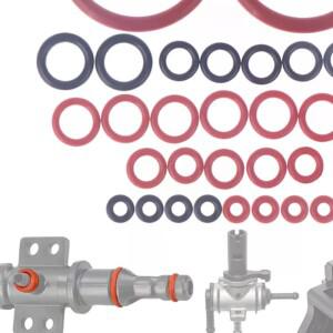 30Pcs O-링 씰 키트 Saeco 커피 머신 용 실리콘 가스켓 양조 그룹 스파우트 커넥터 씰링 링 액세서리