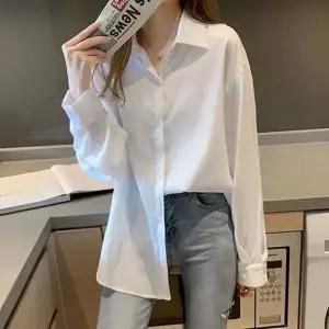 루즈핏 블라우스 직장인 무지 정장셔츠 오피스룩_19651508_667501