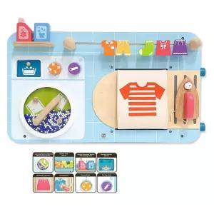 키즈카페 벽부착 액티비티 빨래 세탁기 아이돌봄 아이방 엄마표