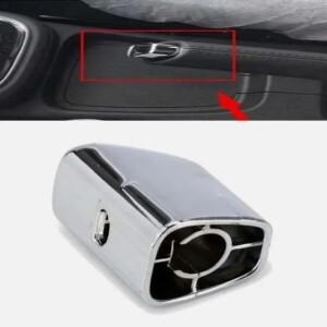 1X 크롬 핸드 브레이크 해제 푸시 버튼 스위치 5f 0711333 a Skoda Octavia 3 Mk3 A7 5e Rs 콤비 시트 Leon