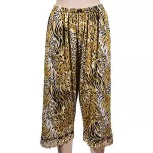 [라일리여성언더웨어] Rly 자수 프린팅 레오파드 8부 여성 파자마 레이스