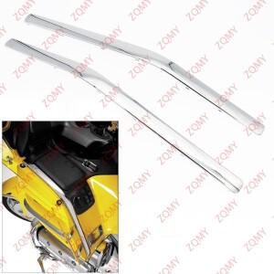 크롬 바이크 오토바이 프론트 사이드 페어링 카울 엣지 몰딩 트림, 혼다 골드윙 GL1800 2001