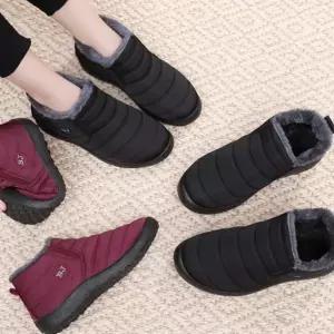 털안감 OSM-1006735 남녀공용 방수 방한화 따뜻한 겨울 신발 실용적인