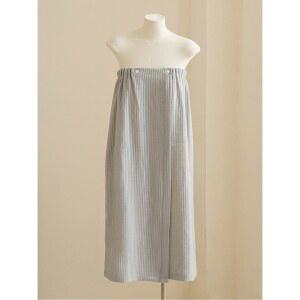 와플 샤워가운 여성 버튼튜브톱 카키 로터스 화이트 머큐리 스커트 목욕사우나 바스 골프가운