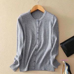 의류 보들보들 도톰 가디건 무지 브이넥 여자 여성 라운드넥 심플 가을아우터 카디건 간절기 춘추ghi749