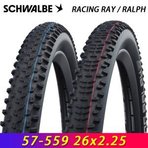 SCHWALBE  RACING RALPH 26x2.25 MTB 자전거 XC 도로 자갈 오프로드 사이클링 부품 용 튜브리스 접이식 타