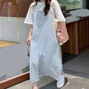 데님 멜빵 원피스 캐주얼 청바지 스타일 여성복_19912556_667501