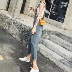 LD 귀여운 청멜빵 데일리룩 청바지 밑단롤업 888 바지_19947819_667501