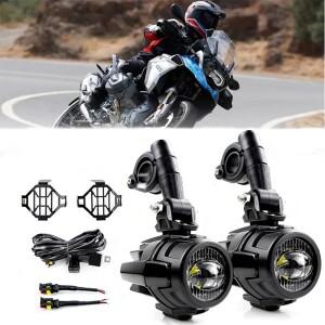BMW 호환 R1250GS ADV 바이크 오토바이 LED 안개등 F800GS R 1250 GS LC Yamaha MT07 E9 마크 용 보조 어셈