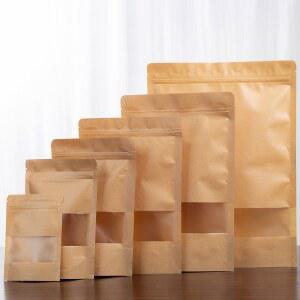 보이차 시음용 샘플용 티백 선물포장용 녹차 종이봉투 묶음 지퍼백 밀봉 홍차 봉지 50개