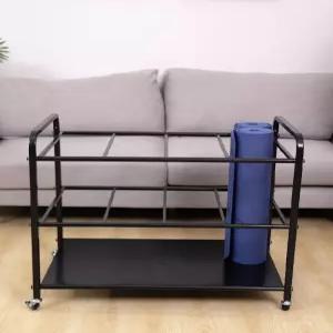 요가매트 스탠드 랙 선반 정리대 체육관 필라테스 보관함