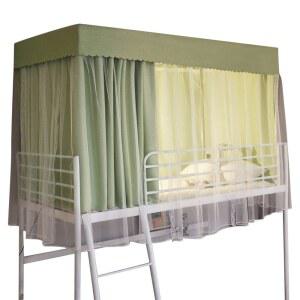 사각 2층침대텐트 80x190x높이조절60120cm 녹색 커튼 방한 침대커텐 텐트 이층
