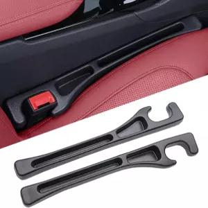 다이알레 카시트 갭 필러 2팩 자동차 SUV 트럭을 위한 드롭 시트 가드 금지 시트와 콘솔 사이의 카