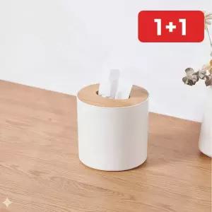 휴지케이스 원형 우드 두루마리 화장실 거치 인테리어