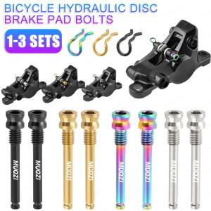 자전거 유압 디스크 브레이크 패드 볼트, 서클립 티타늄 합금 고정 핀 인서트, 켈리퍼 나사, 범용 액세서리