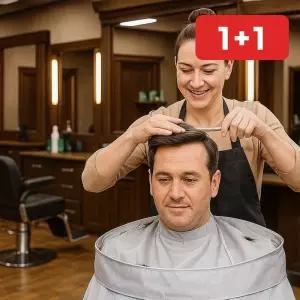 커트보 미용실 이발 헤어가운 방수 살롱 착용 커팅