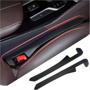 카시트 갭 필러 2팩 - 물컵/폰/키를 고정할 수 있는 두 번째 내장 크랙 1팩 시트 사이에 자동차 삽입물