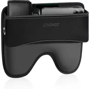 커버라도 유니버설 카시트 갭 필러 정리함 프리미엄 스웨이드 가죽 사이드 SUV 트럭용 시트 보관함 자동차