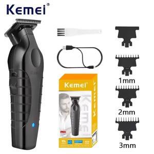 Kemei KM-2299 USB 고속 충전 클리퍼 이발기 1200MA 무선 헤어 트리머 전기