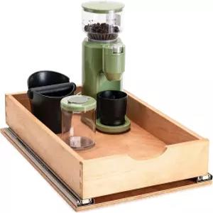 주방 캐비닛 서랍 꺼내기 정리함 완전히 조립된 나무 빠르고 쉬운 DIY 설치 11인치 x 21인치 D