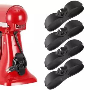 주방 가전제품용 코드 정리함 4팩 믹서 블렌더 커피 메이커 압력솥 에어프라이어용 랩 홀더 케이블