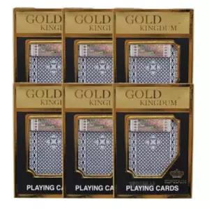 골드킹덤 트럼프 카드 고급 포커세트 플라스틱 6개
