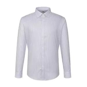 매장정품 renoma (슬림핏) 스판 트윌 스트라이프 셔츠 [ROFSL1055-GY] 1220761