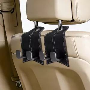 자동차용 모비키 지갑 후크 헤드레스트 카시트 행거 100 금속 및 프리미엄 가죽 2026 최신 자동차 정리