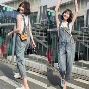 멜빵 수트 코디 청바지 연청 9부롤업바지 점프 데일리_19943752_667501