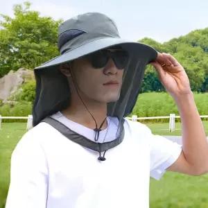 여름 벙거지 방충모자 벌초 해충방지 양봉 망사모자