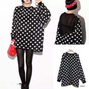 빅도트 티셔츠원피스_19909992_667501