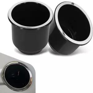 페리안 2PCS 자동차 컵 홀더 인서트 플라스틱 음료 캔 홀더의 오목한 드롭 대용량 교체 액세서리 RV 보트