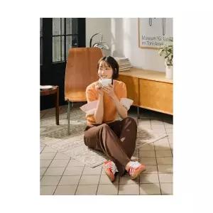 빈폴 BEANPOLE LADIES 드로우 스트링 세미 와이드 팬츠 브라운 BF5321C01D 1298278