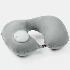 자동 펌프 여행용 휴대용 쿠션 에어 목 베개 M12240 tlK9+3aYN