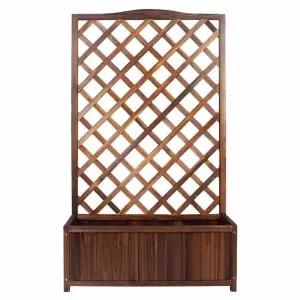 원목 격자 울타리 목재 방부목 가벽 인테리어 파티션 마당 펜스