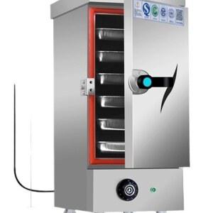 소형찜기 6단 머 상업용 만두 업소용 전열형 조절 6트레이 세로형 에너지절약