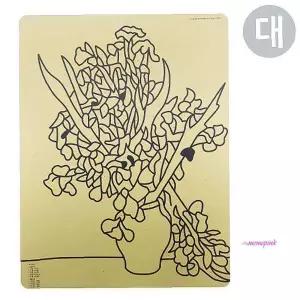 데코샌드아트 색모래 그림 명화도안 모래아트 별매대 그리기ssu362