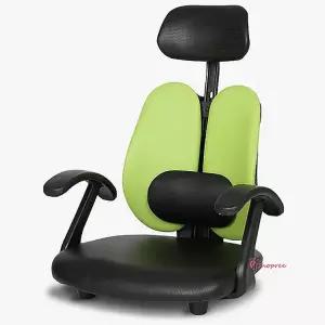 엠보좌식의자 컴퓨터 낮은의자 요추팔걸이헤드 좌식책상stu828