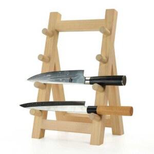 정리함 주방 칼꽂이 스텐 편백나무 서랍 커버 칼블록 나이프 22x18x38h 4단